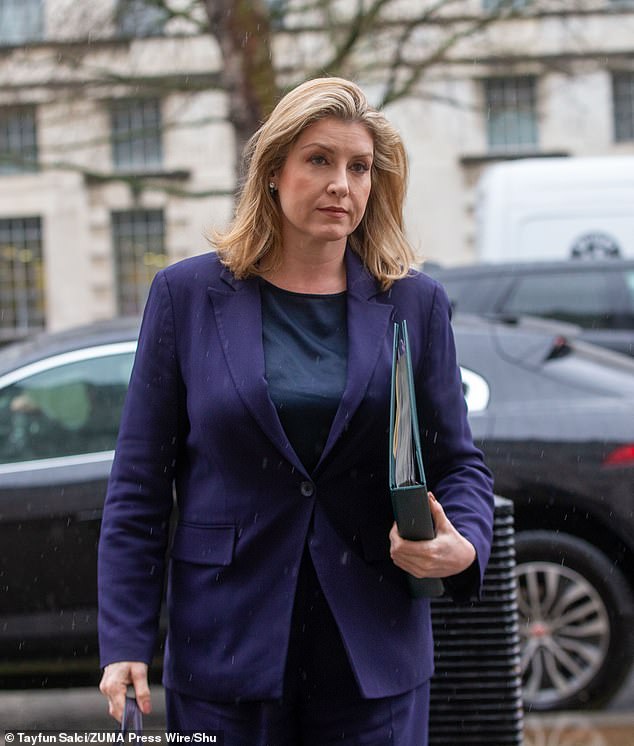 mps fear penny mordaunt will seize power if rishi loses local election