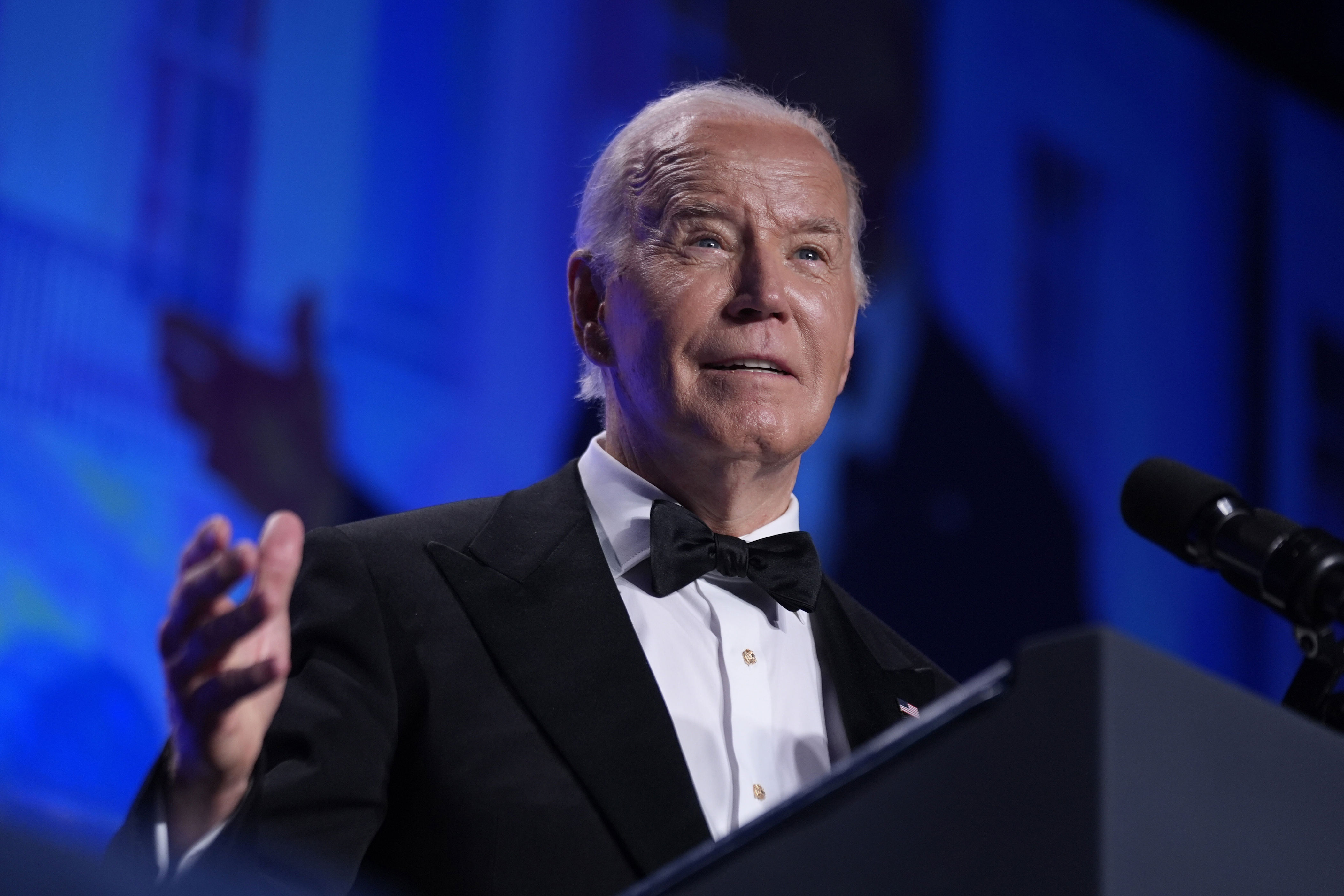 'rise up': biden issues urgent call on trump threat at white house correspondents' dinner