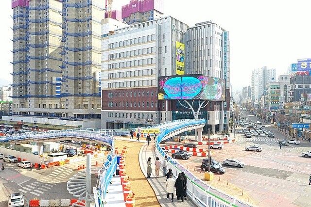 광주 최초 공중보행로 ’푸른길 브릿지‘ 29일 개통