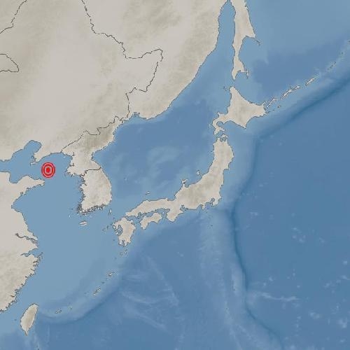 중국 랴오닝성 다롄시 동남동쪽 바다서 규모 4.4 지진 발생