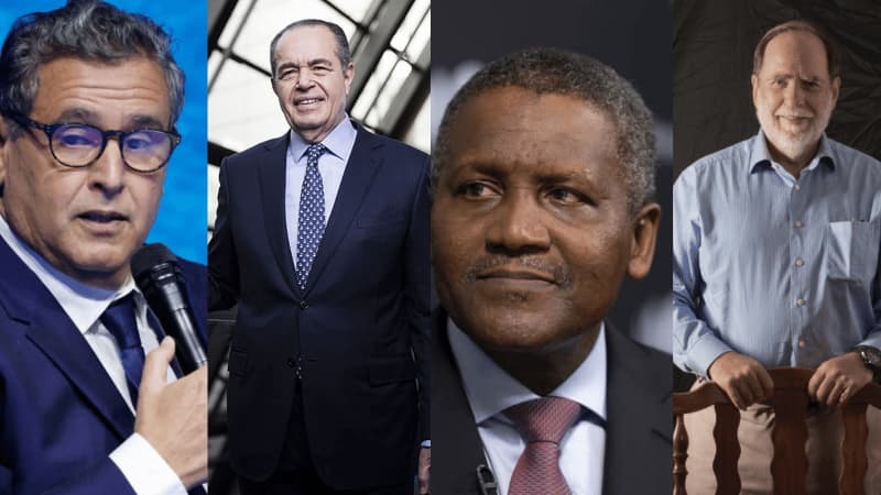 changes in the net worth of africa's 10 richest men since january