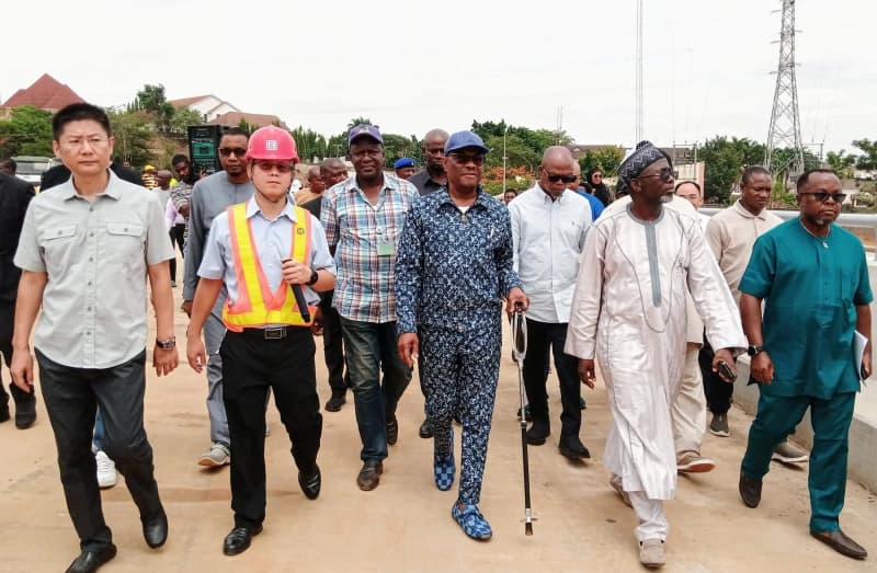 wike happy contractors on track to deliver projects for tinubus anniversary
