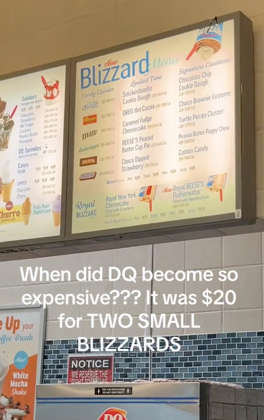 Dairy Queen Customer Speaks Out About How Expensive Blizzards Are These ...