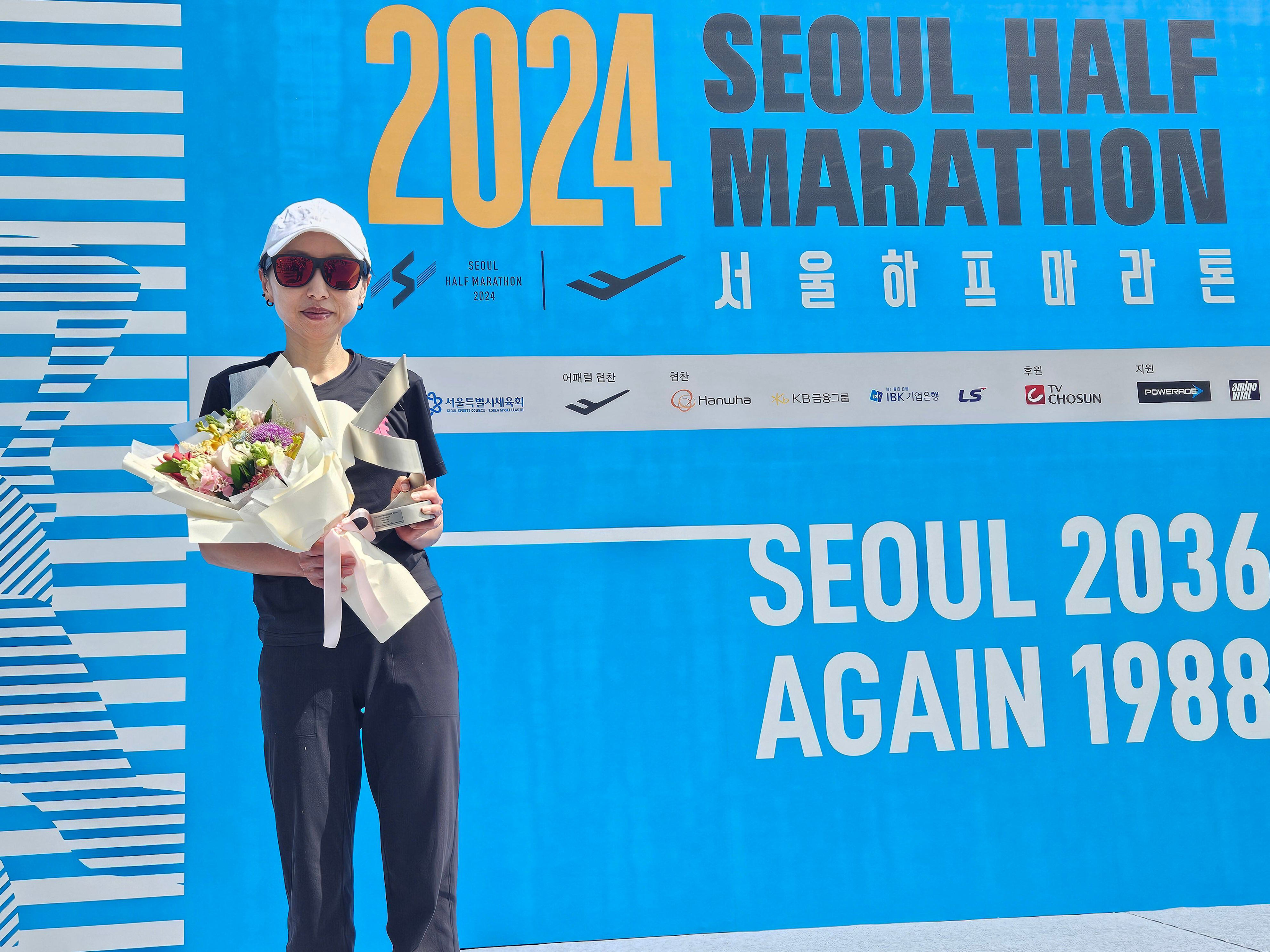 서울 달리러 온 일본 직장인 10km 1위 “삼겹살·청국장이 비결”