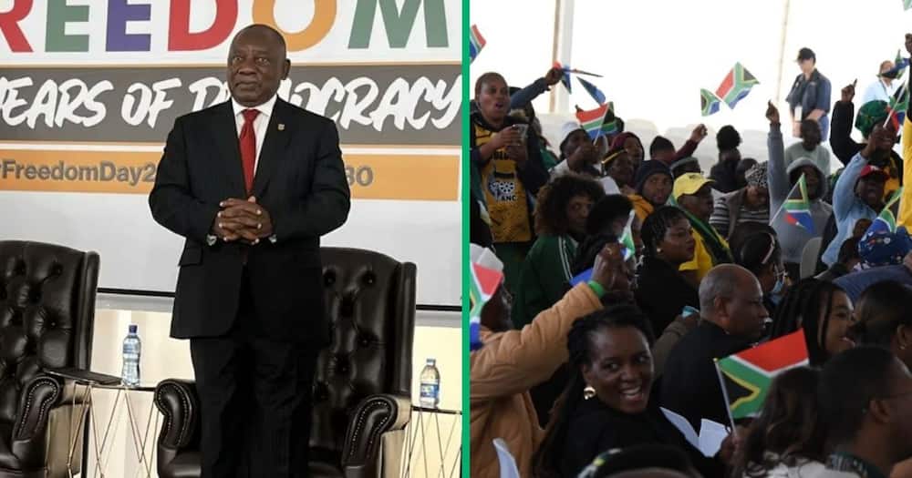 freedom day celebrations: president cyril ramaphosa celebrates south africa's success