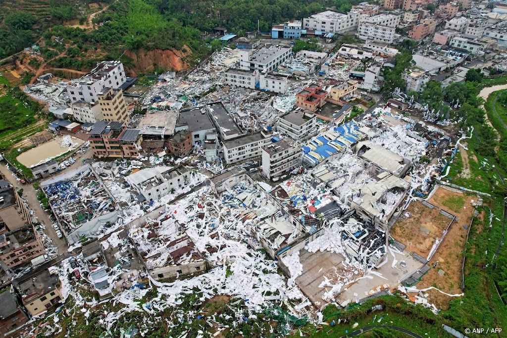 vijf doden door tornado in het zuiden van china