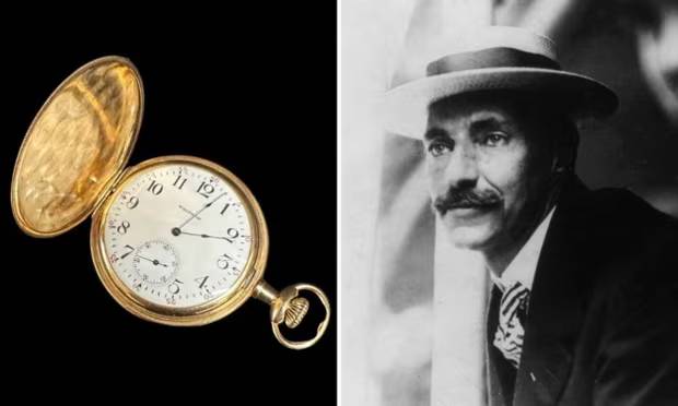 titanic'teki 'en zengin adamın' altın saati rekor fiyata satıldı