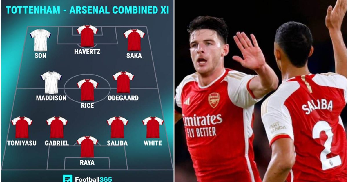 tottenham – arsenal combined xi: £65m gunners star gets nod up front, son over martinelli