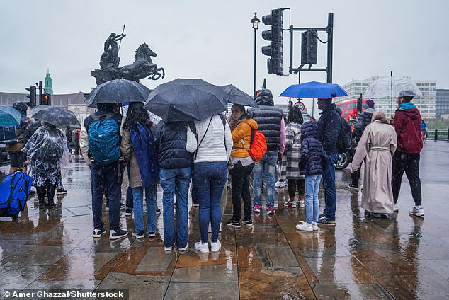 rain and wind will hit parts of england but warm blast is on its way