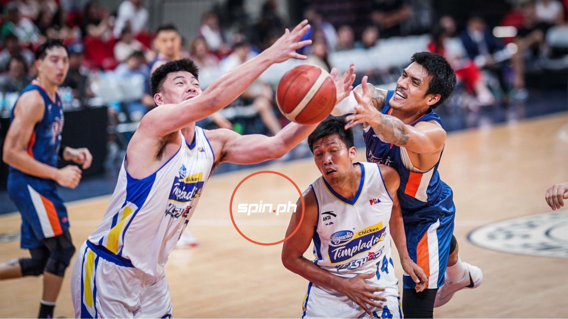 meralco limits magnolia to franchise low for its fifth win