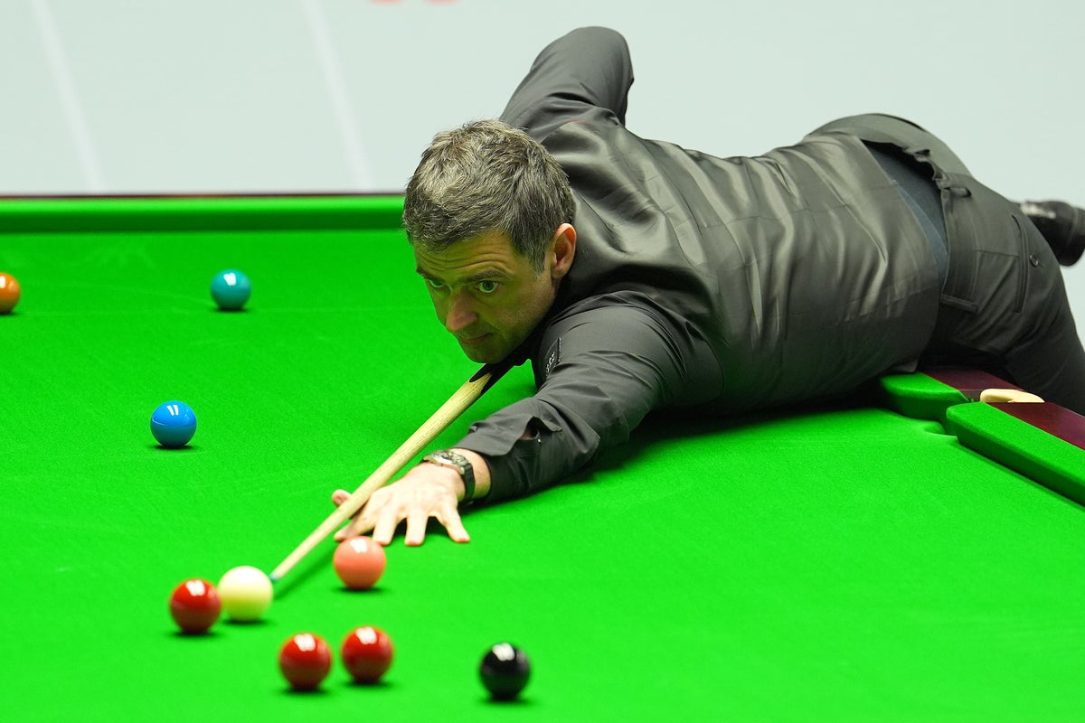ronnie o’sullivan leads ryan day as stephen maguire reaches world snooker championship quarters