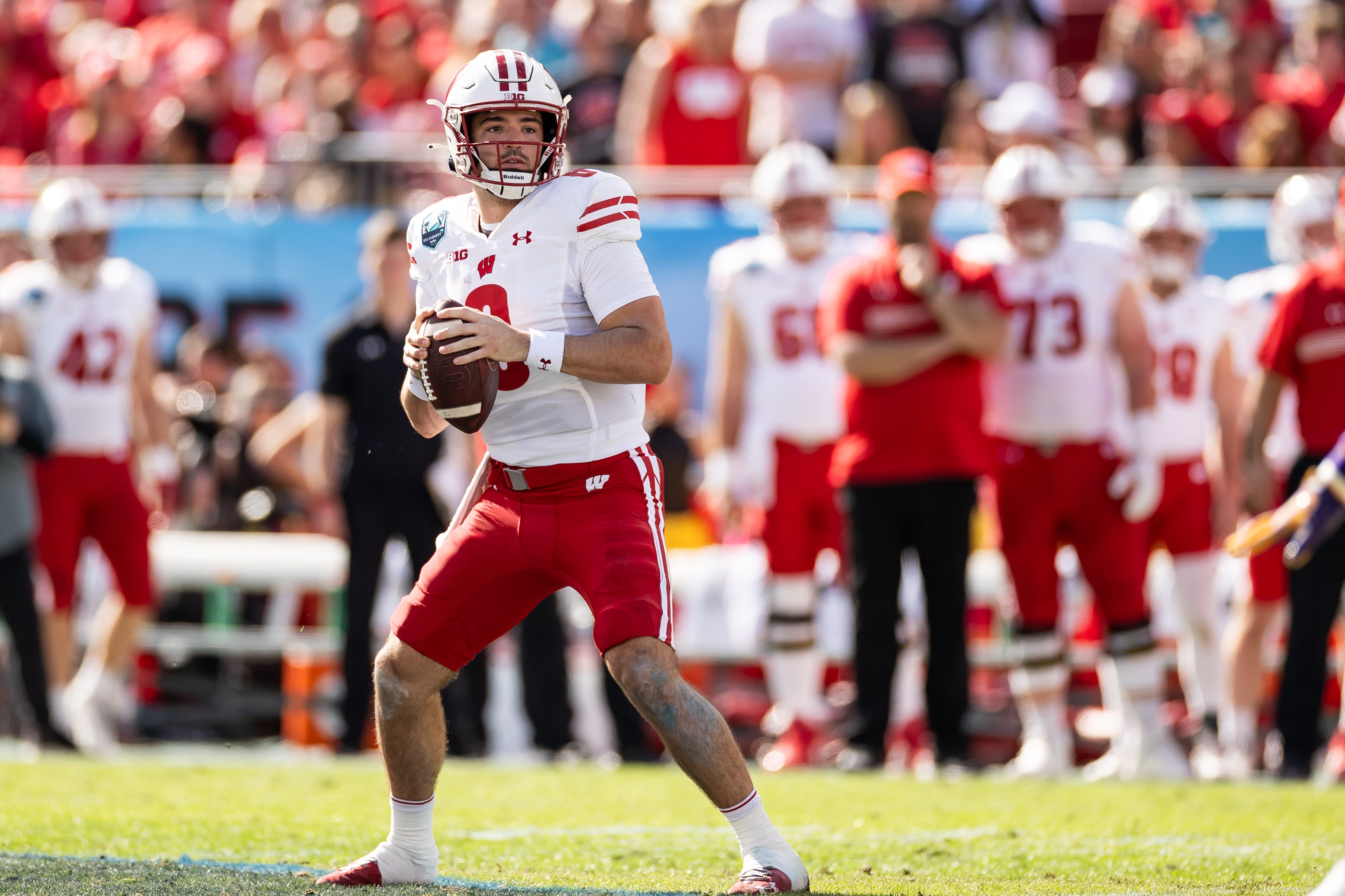 Wisconsin Boasts One Of PFF's Highest-graded Returning Big Ten QBs