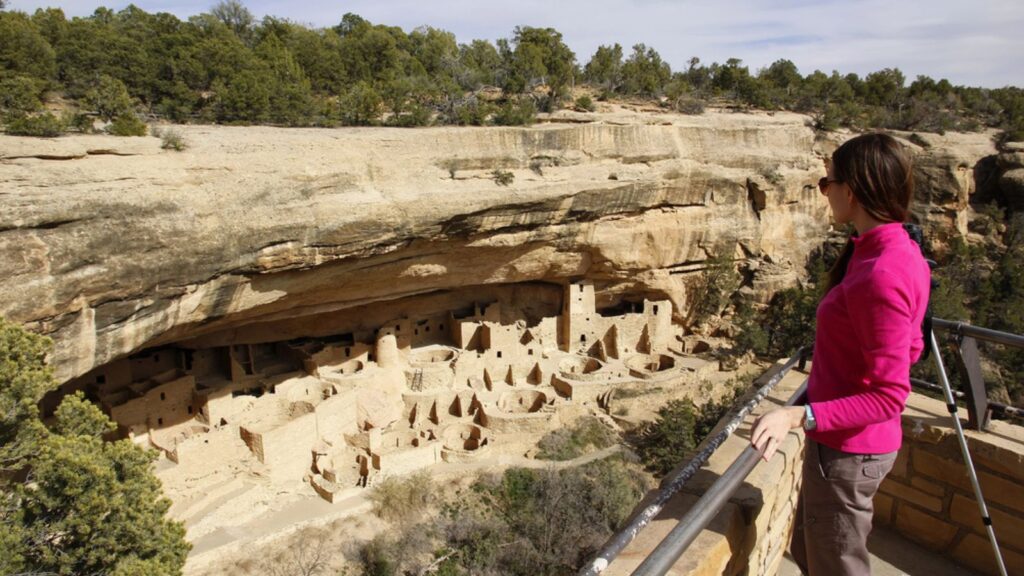 <p>Ancestral Puebloan people built extraordinary cliff dwellings into the sides of canyons at Mesa Verde. Exploring these well-preserved structures, imagining how families lived here centuries ago, is a profound experience unique to the American Southwest. This <a href="https://whc.unesco.org/en/list/27/#:~:text=A%20great%20concentration%20of%20ancestral,built%20on%20the%20Mesa%20top.">UNESCO</a> World Heritage Site offers a glimpse into a vanished culture.</p><p>Guided ranger tours are worth it to access certain dwellings. For a scenic journey, consider staying in nearby Durango and taking the historic train up to the park.</p>
