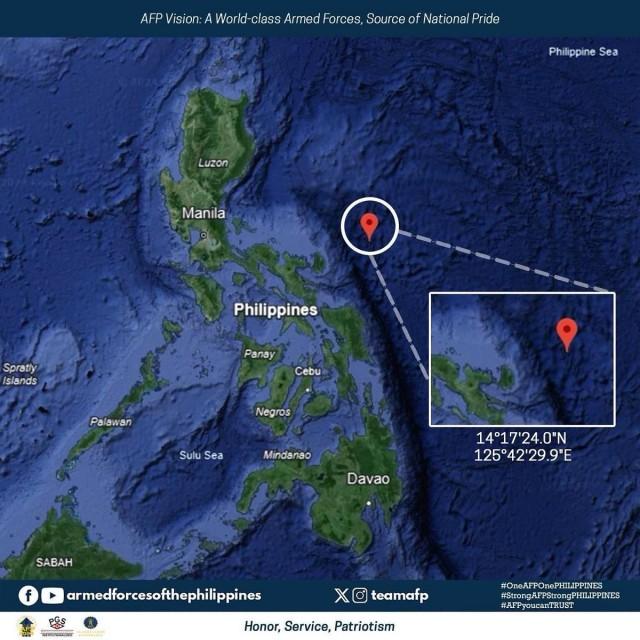 chinese-flagged research vessel detected near catanduanes —afp