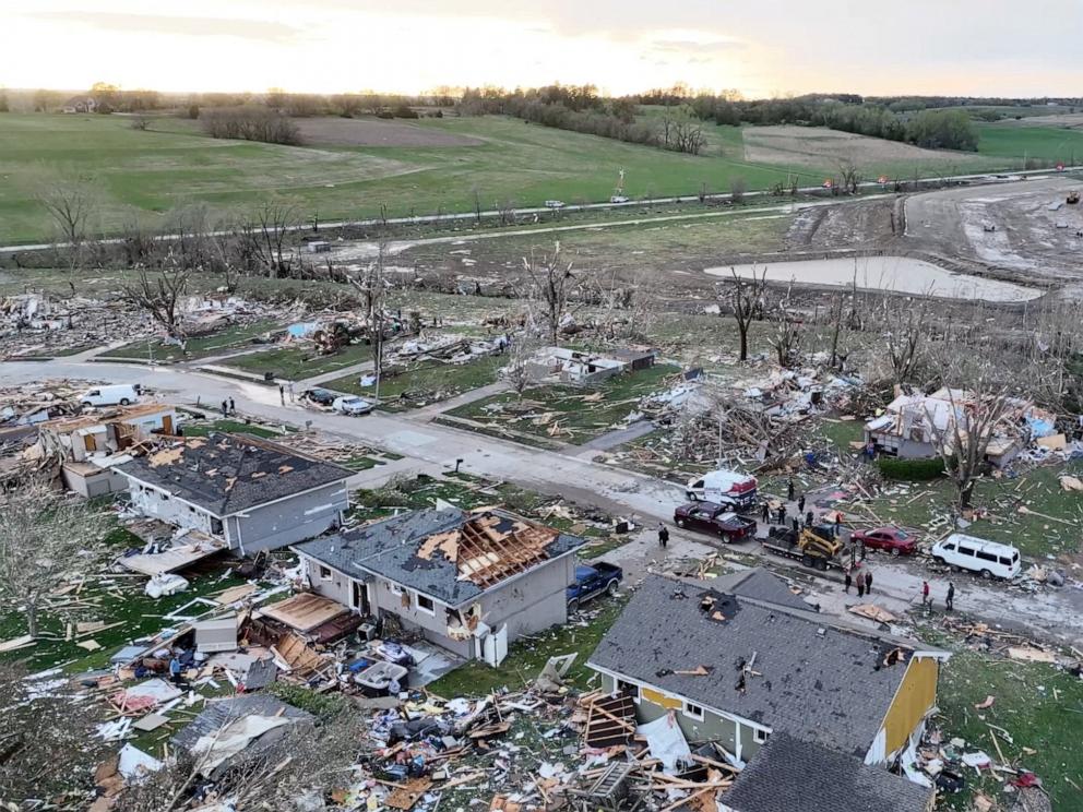 baby among 2 people killed as a swarm of tornadoes hits heartland