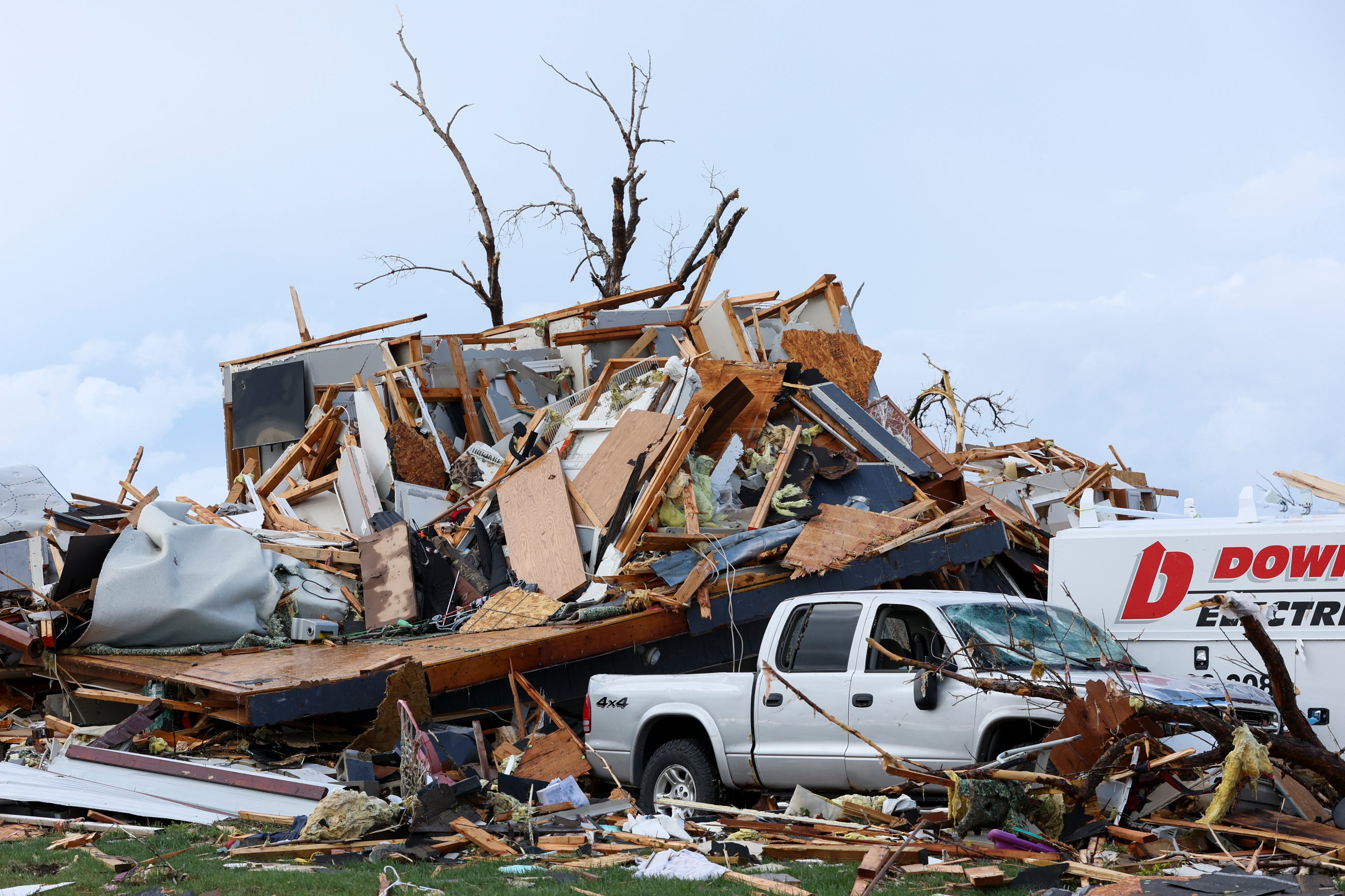 deadly tornadoes kill two, including child as they rip through oklahoma