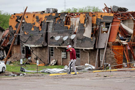 Dozens of tornadoes strike Oklahoma, killing at least four<br><br>