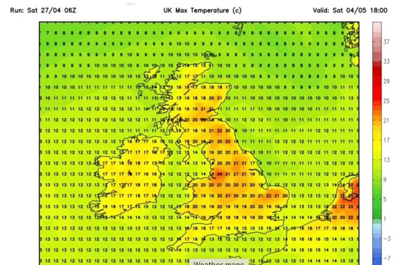 Exact Date UK Will Be 'hotter Than Menorca' As 24C Heatwave To Hit In Days