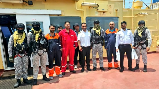 how indian navy rescued oil tanker from houthi missile attack?