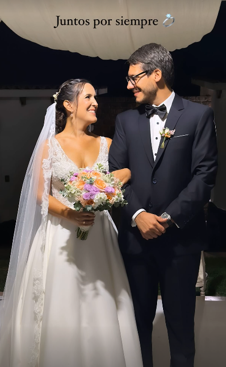khabir tello de 'el gran chef: famosos' y lorena klingue se casaron: así fue su boda religiosa [fotos]