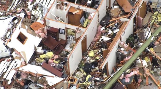 Tornadoes kill 4 in Oklahoma as residents begin surveying damage in Nebraska and Iowa<br><br>