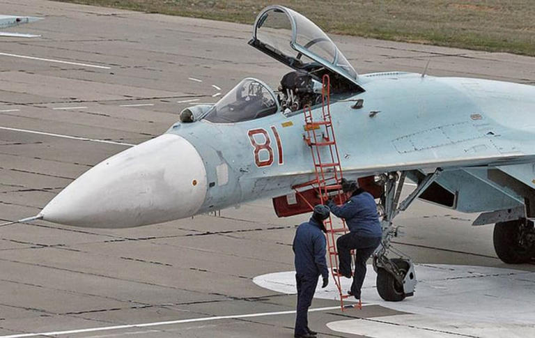 Drone attack on Russian airfield (photo: Russian media)