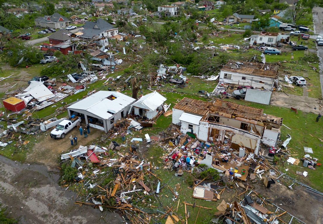 Drone Photos Show Damage Extent Of Deadly Oklahoma Tornadoes