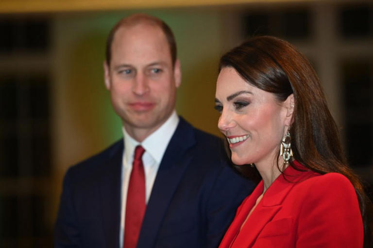 Britain's Prince William, Prince of Wales (L) and Britain's Catherine, Princess of Wales attend a pre-campaign launch event, hosted by The Royal Foundation Centre for Early Childhood, at BAFTA on January 30, 2023 in London, England. (Photo : Eddie Mulholland - WPA Pool/Getty Images)