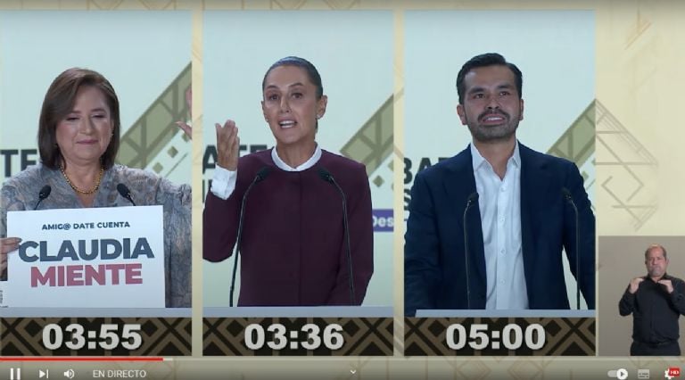 segundo debate presidencial: el momento en el que adriana pérez cañedo regañó a xóchitl gálvez