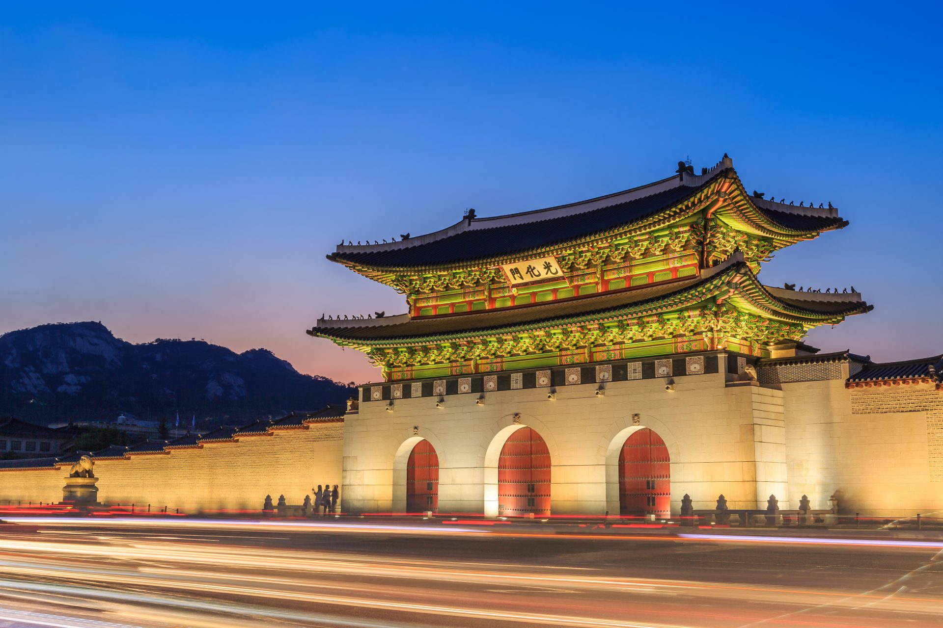 <p>Gyeongbokgung Palace was built in 1395 by Lee Seong-gye, the founder of the Joseon Dynasty. It is the largest of the five ancient palaces in Seoul, with national treasures and other valuable buildings dotted around the approximately 120,000 Pyong grounds.</p> <p><a href="https://www.msn.com/en-us/channel/source/Showbizz%20Daily%20English/sr-vid-w8hcuhvu3f8qr5wn5rk8xhsu5x8irqrgtxcypg4uxvn7tq9vkkfa?cvid=cddbc5c4fc9748a196a59c4cb5f3d12a&ei=7" rel="noopener">Follow Showbizz Daily to see the best photo galleries every day</a></p>
