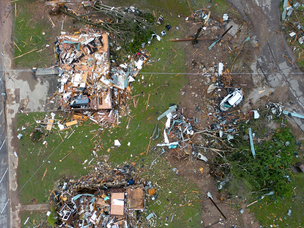 Drone Photos Show Damage Extent Of Deadly Oklahoma Tornadoes