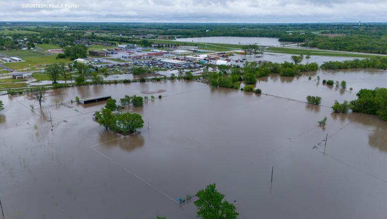 Severe storms cause flooding, road closures in SE KS