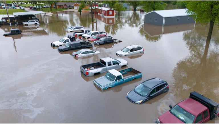 Severe storms cause flooding, road closures in SE KS