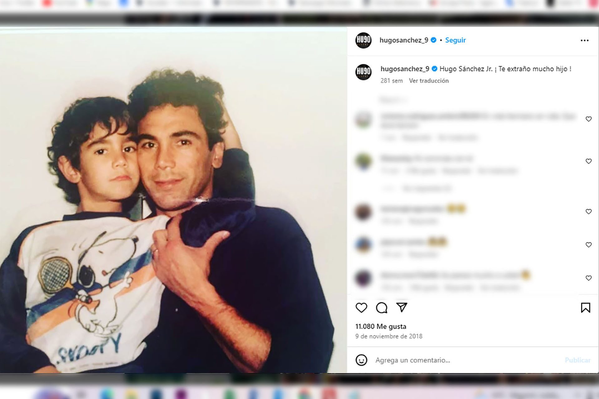 <p>Sánchez Portugal revealed these intimate details during his appearance on the Spanish program DEC. There, he candidly shared the hurdles his father had erected, hindering rather than facilitating his journey in a realm where the elder Sánchez had etched his name in history.</p> <p>Image: Official Instagram of Hugo Sánchez (@hugosanchez_9)</p>