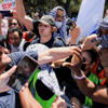 Rival Gaza protest groups clash on LA campus<br>