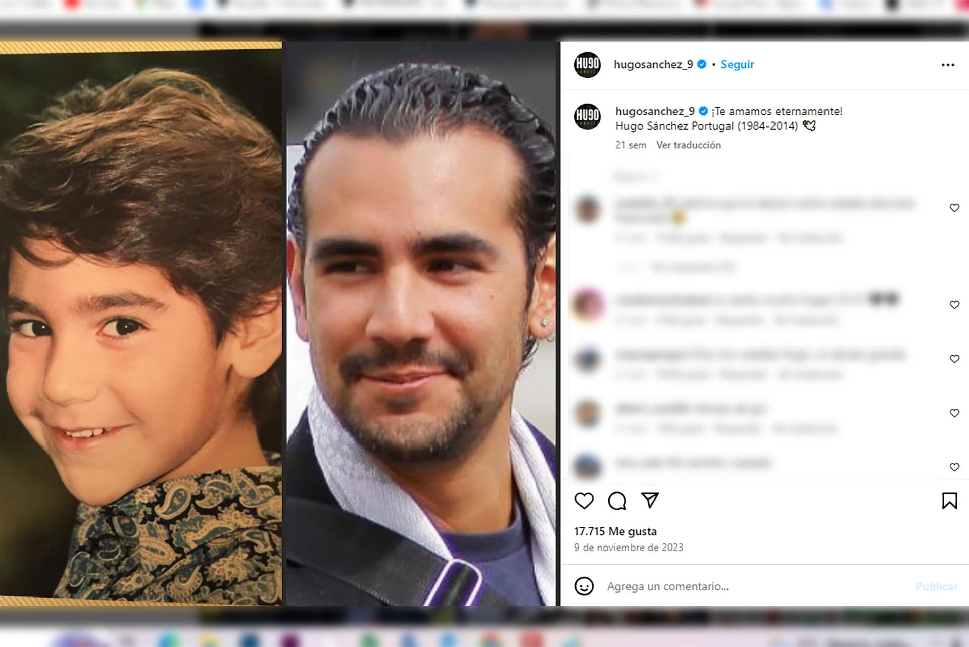 <p>On November 8, 2014, the Mexican police found the lifeless body of Hugo Sánchez Portugal along with that of his partner - also deceased - in the home they shared in the well-known Polanco neighborhood of Mexico City.</p> <p>Image: Official Instagram of Hugo Sánchez (@hugosanchez_9)</p>