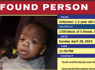 Child found wandering S Street SE DC; police seek help in identifying him<br><br>