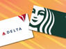Score a free $20 Starbucks gift card when you buy a $300 Delta gift card<br><br>