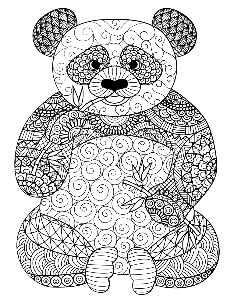 25 Animal Coloring Pages for Adults