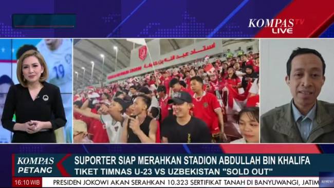 dukungan wni di qatar ke timnas indonesia u23: tiket sold out hingga diwarnai baju daerah