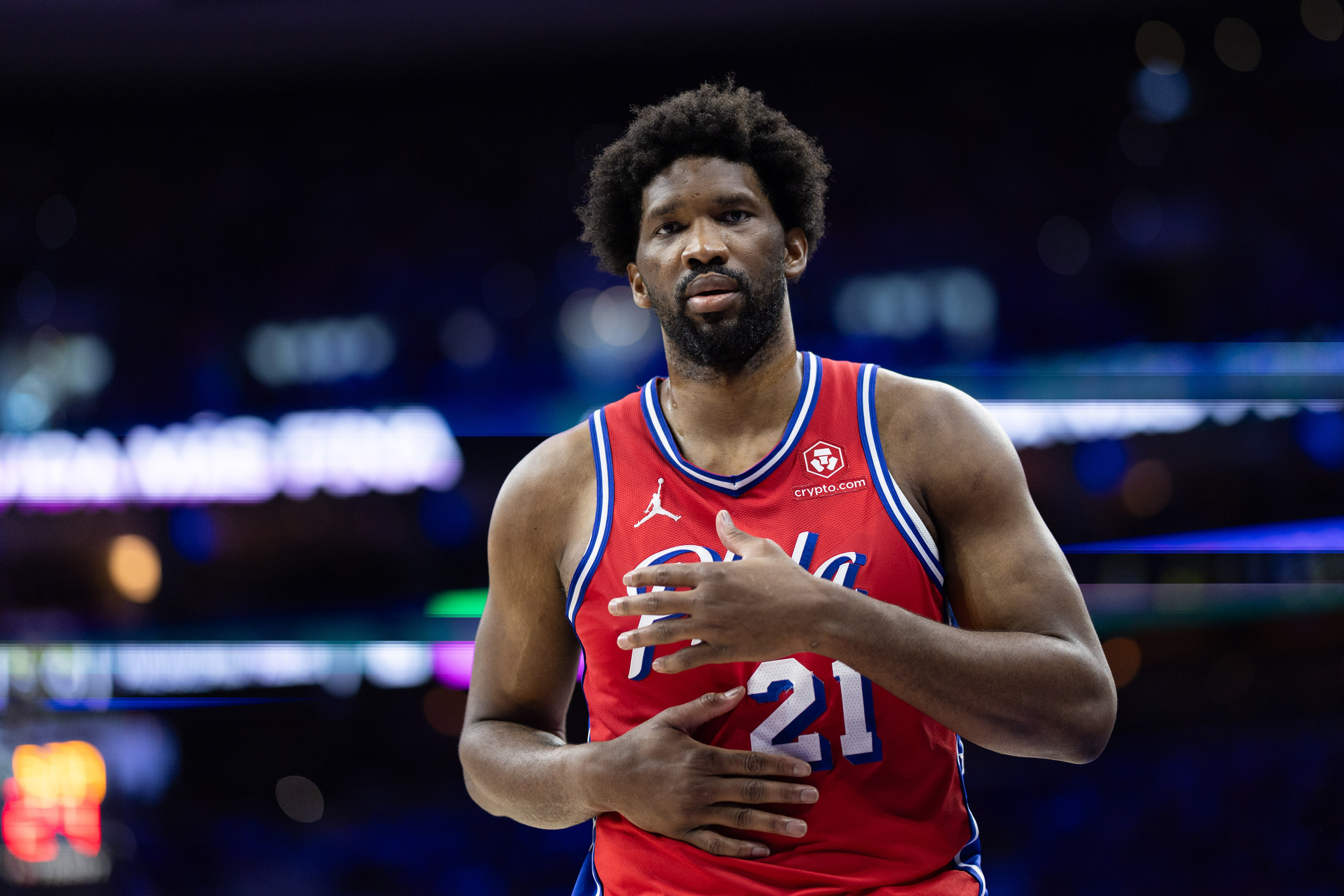 joel embiid 'disappointed' by knicks fans taking over sixers arena