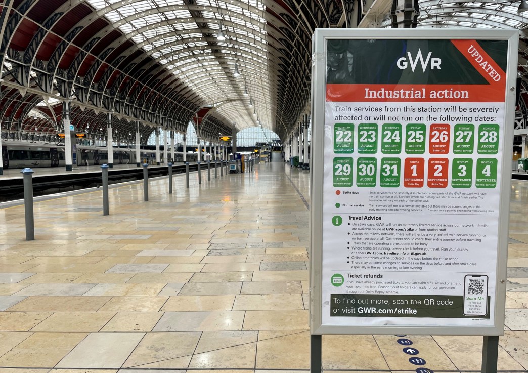 train strikes: here’s everything you need to know about may bank holiday week disruption