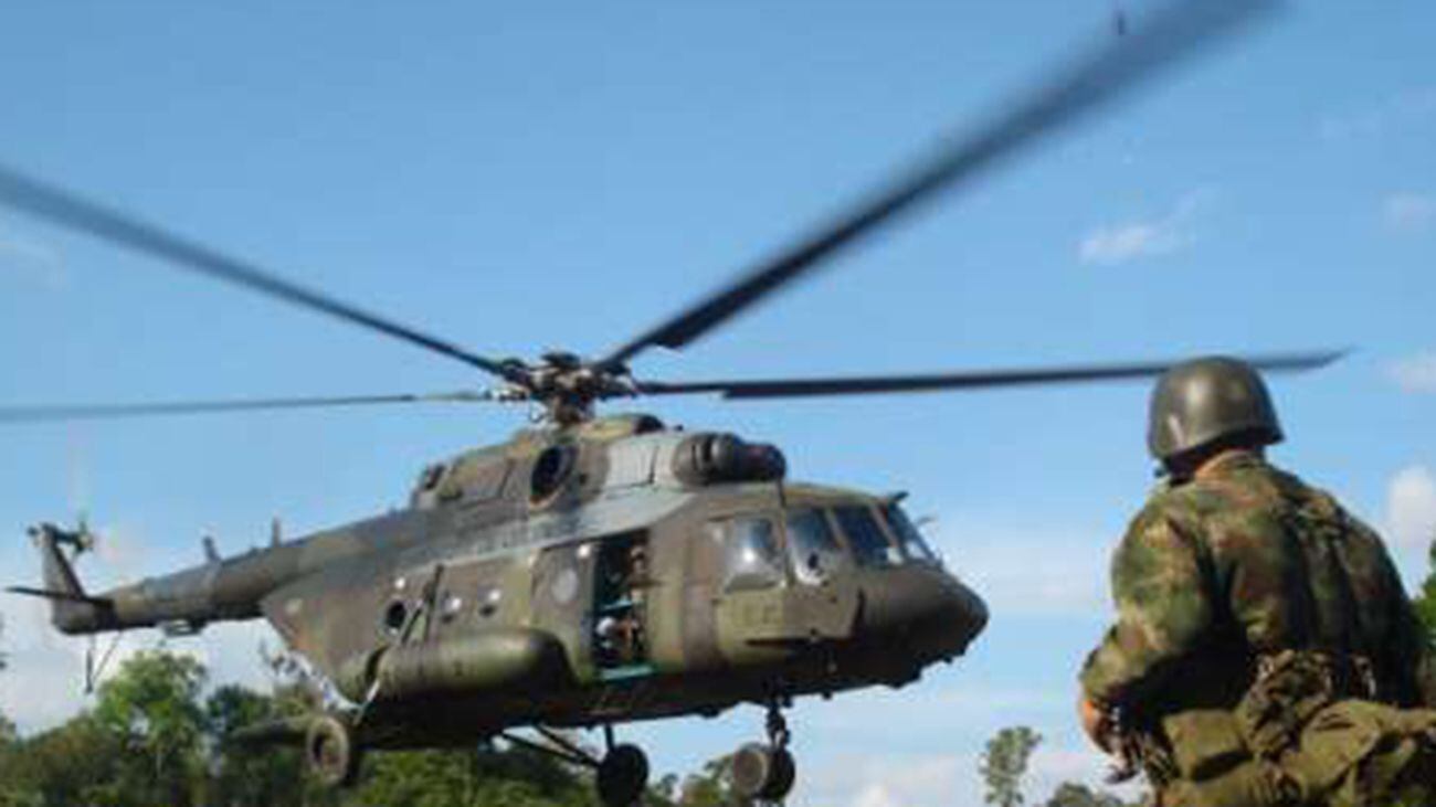 atención: se accidentó helicóptero del ejército nacional en el sur de bolívar, no hay sobrevivientes