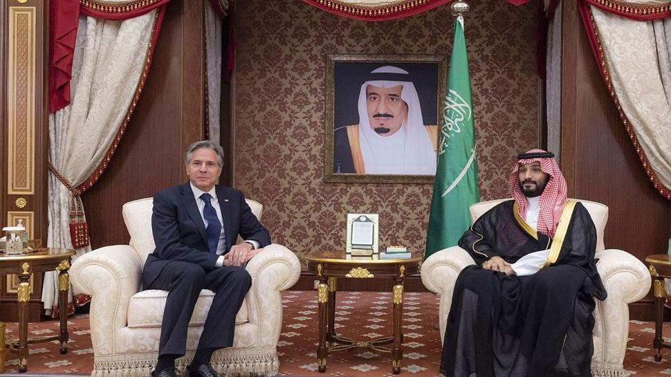 abd dışişleri bakanı blinken, suudi arabistan veliaht prensi salman ile görüştü