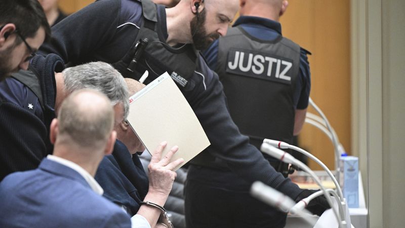 bíróság előtt a német szélsőjobboldali összeesküvők
