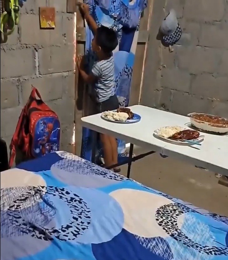video: niño recibe a su padre con una fiesta sorpresa de cumpleaños