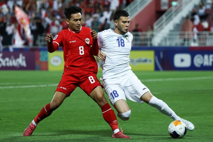foto: timnas u-23 kalah dari uzbekistan di semifinal piala asia