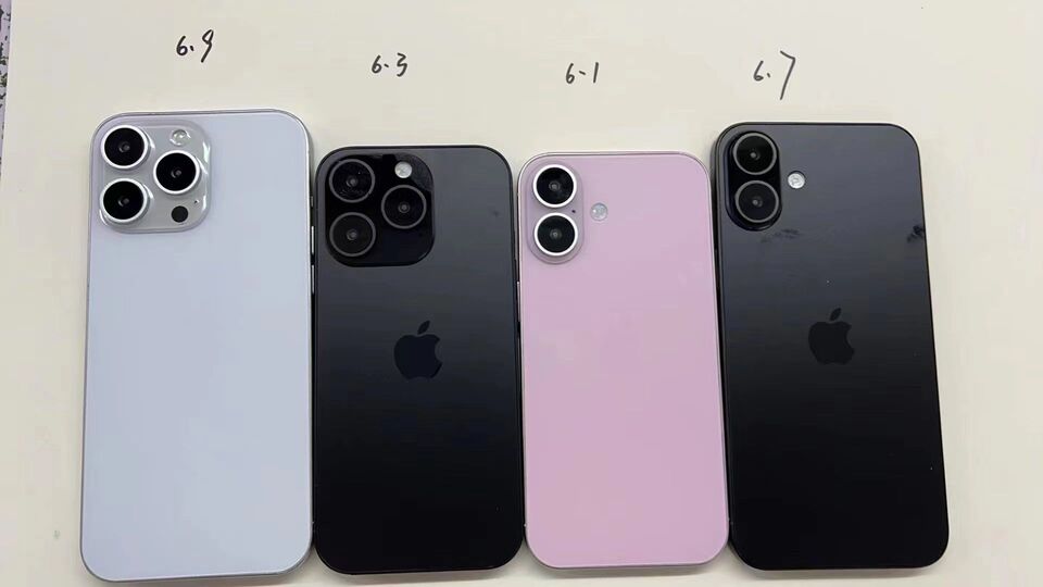iphone 16 leak shows bigger pro models and new vertical camera design: report
