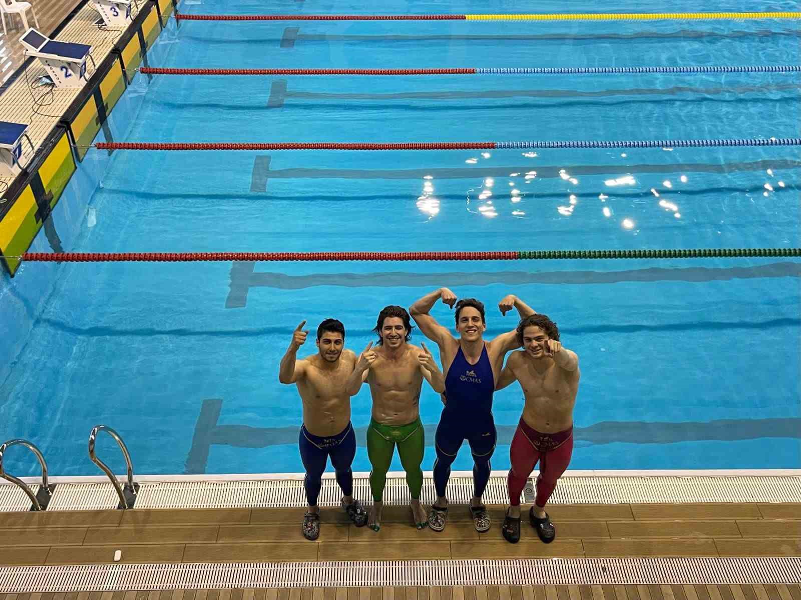 tssf paletli yüzme kulüplerarası büyükler türkiye şampiyonası’nda 3 türkiye rekoru