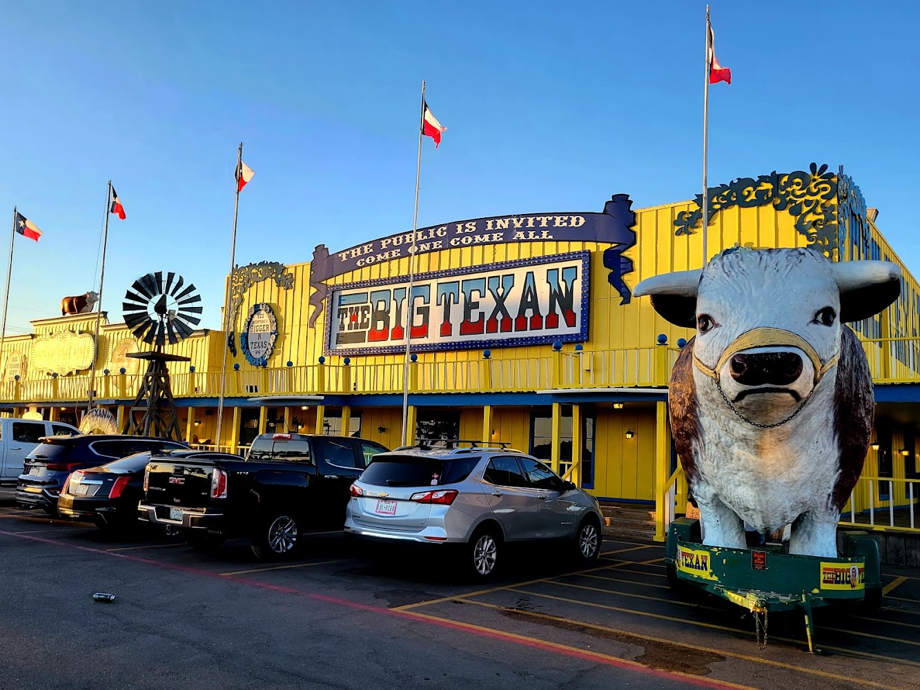 Home of the famous 72-ounce steak challenge, the Big Texan Steak Ranch is a Route 66 institution known for its hearty meals and Old West ambiance.]]>